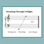 Dreaming Through Twilight, intermediate harp solo by Anne Crosby Gaudet