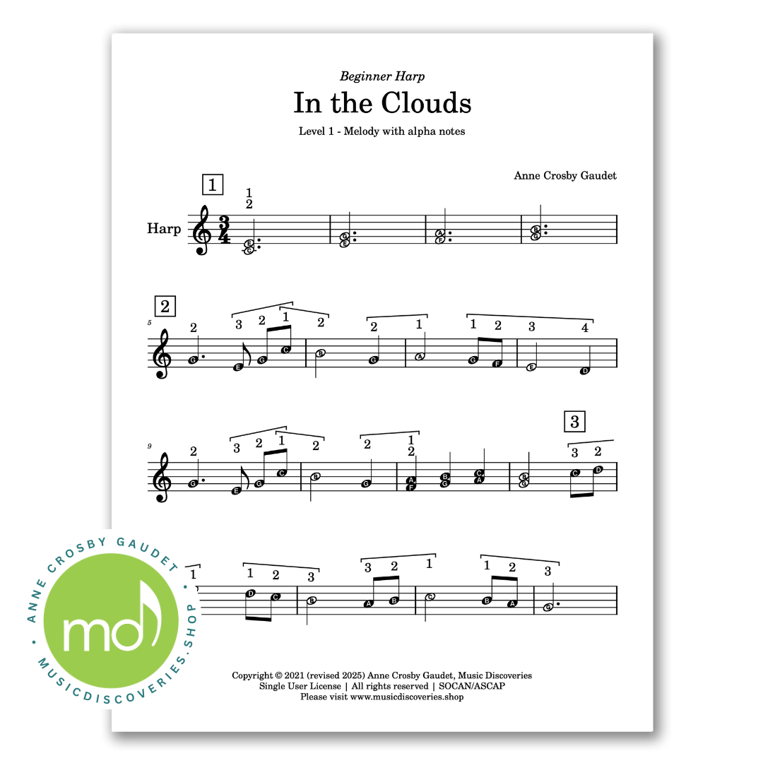 In the Clouds, Level 1 by Anne Crosby Gaudet