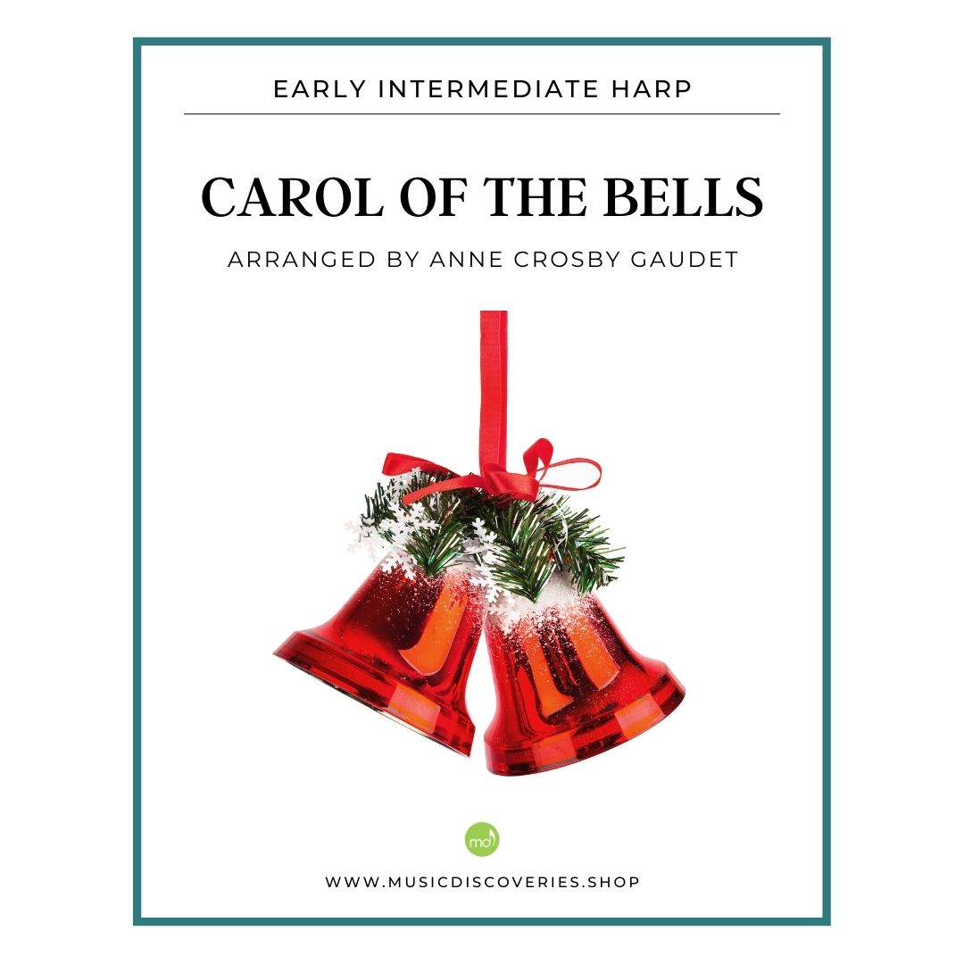 Carol of the Bells, harp sheet music by Anne Crosby Gaudet
