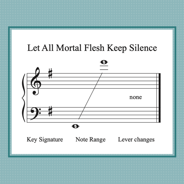 Let All Mortal Flesh Keep Silence & St. Basil's Hymn, harp arrangement Music Discoveries