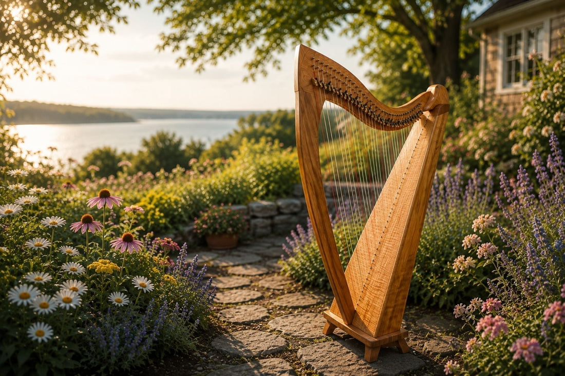 Explore eight harp pieces inspired by gardens, flowers, and nature. 