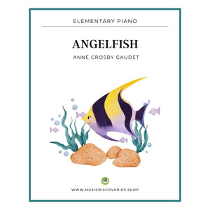 Angelfish, piano sheet music by Anne Crosby Gaudet