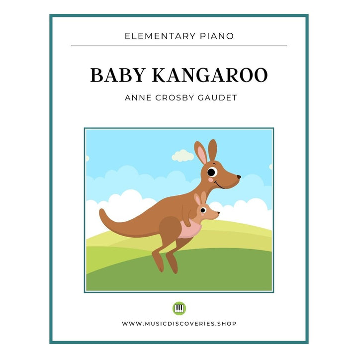 Baby Kangaroo, piano sheet music by Anne Crosby Gaudet
