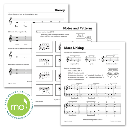 Big Adventures Small Harps, Level 1B by Anne Crosby Gaudet 