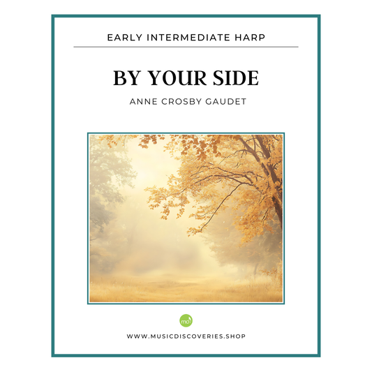 By Your Side, harp sheet music by Anne Crosby Gaudet