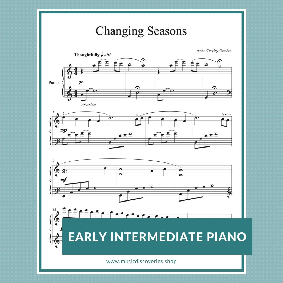 Changing Seasons, piano solo by Anne Crosby Gaudet