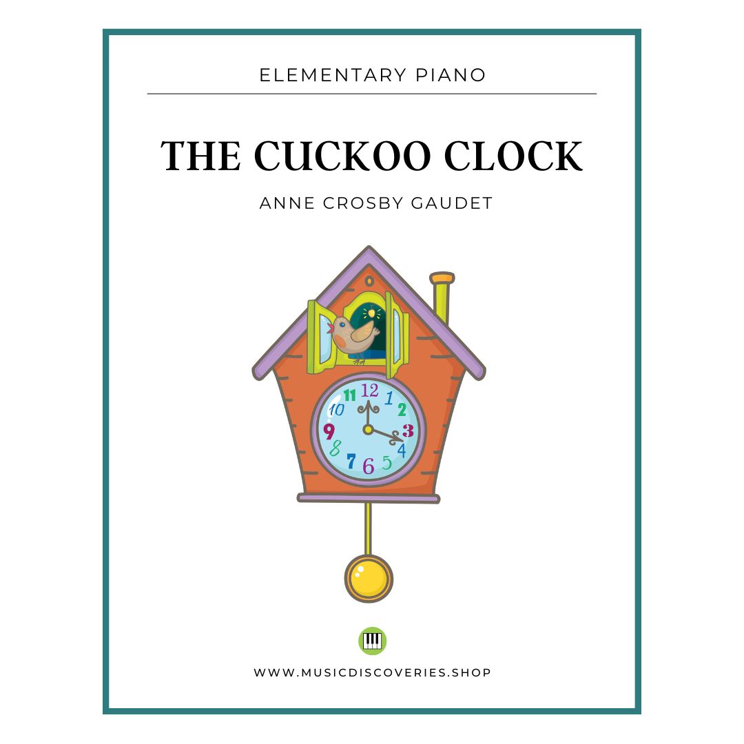 The Cuckoo Clock, piano sheet music by Anne Crosby Gaudet