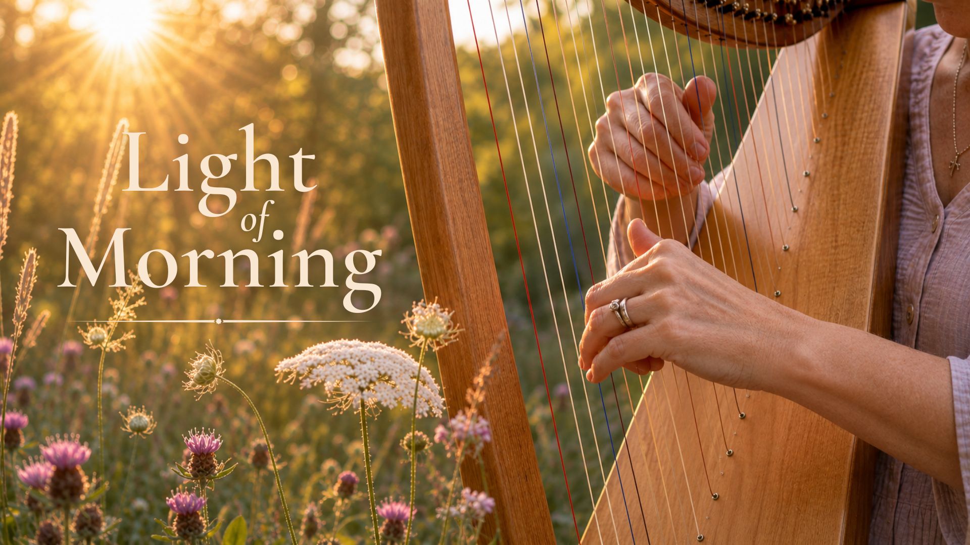 Load video: Fields of Lupiin, harp