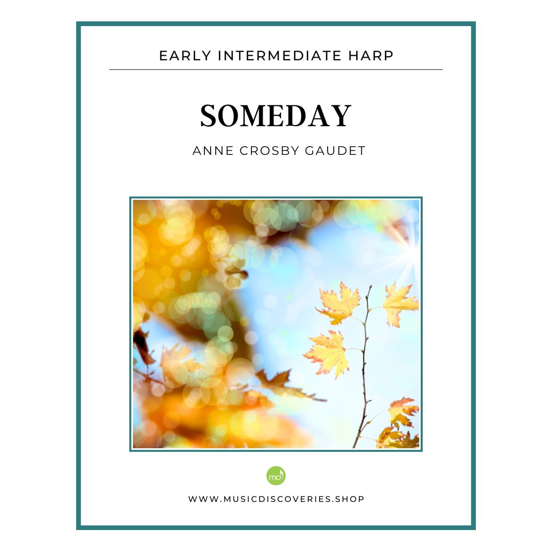 Someday, harp sheet music by Anne Crosby Gaudet