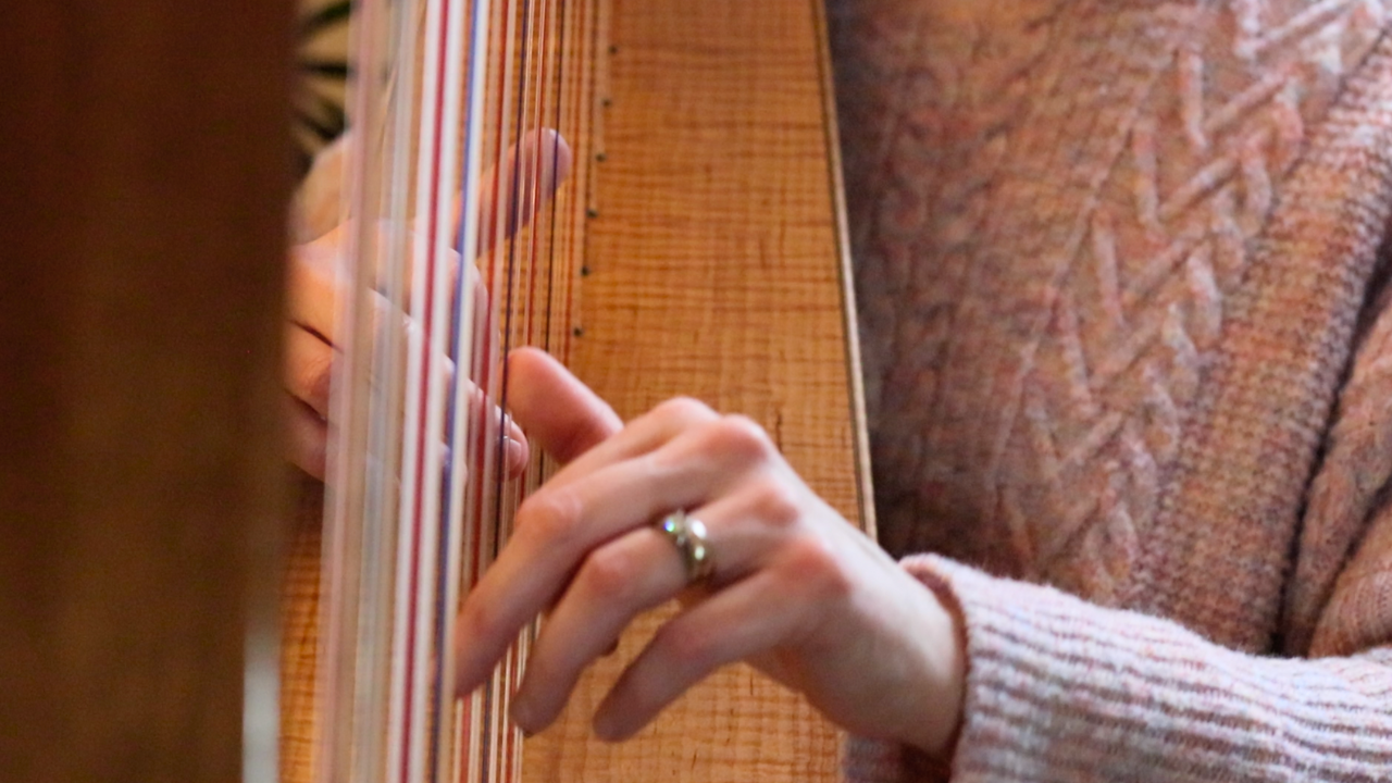 Load video: To the North Star, harp