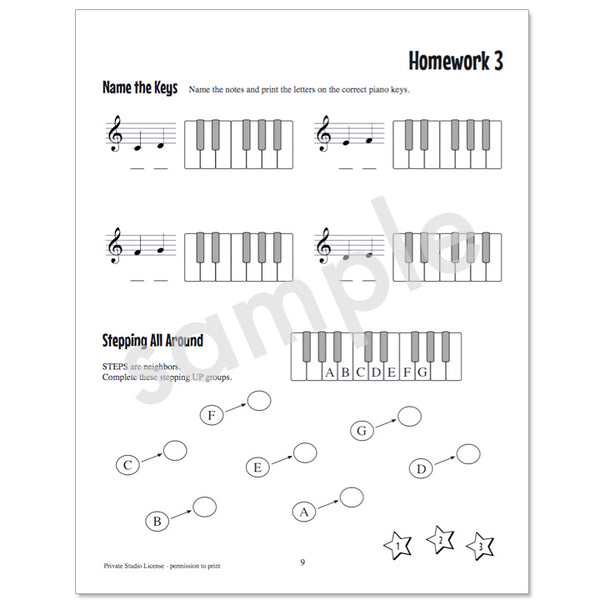 Gazillion Primer, Theory Workbook – Music Discoveries