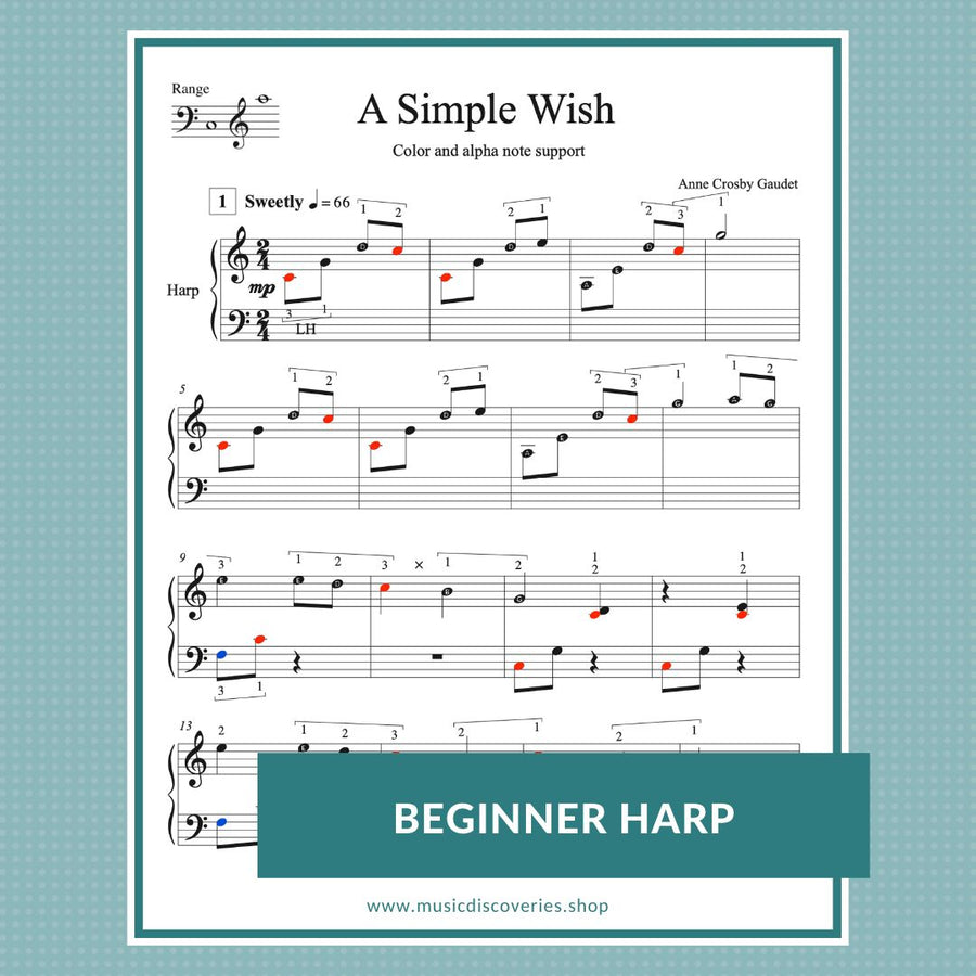 Simple Harp Pattern Beginner Harp