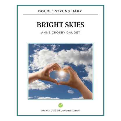 Bright Skies, double strung harp solo by Anne Crosby Gaudet