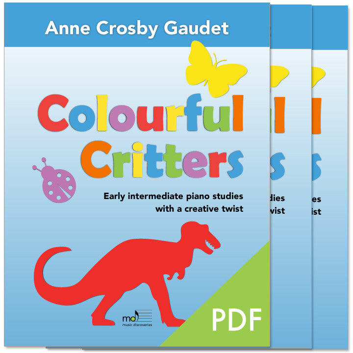 Colourful Critters by Anne Crosby Gaudet (private studio license)