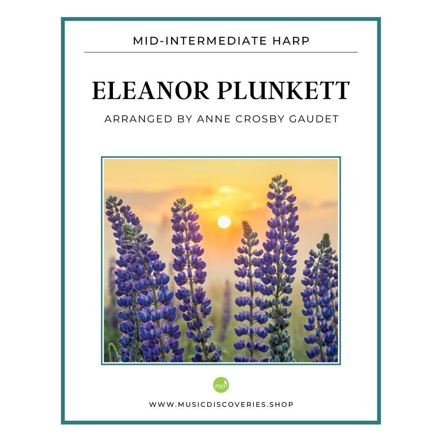 Eleanor Plunkett (Turlough O'Carolan) arranged for mid-intermediate harp by Anne Crosby Gaudet