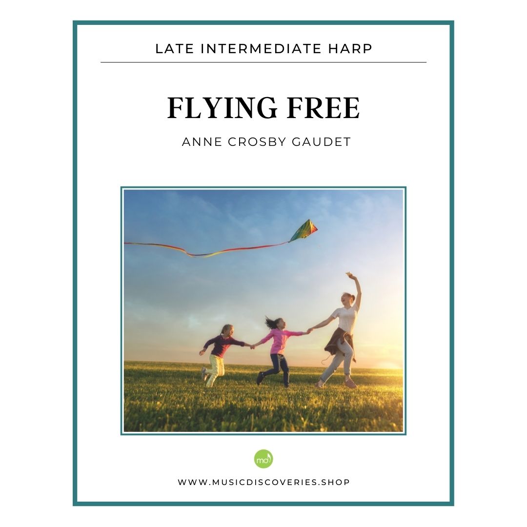 Flying Free, harp sheet music by Anne Crosby Gaudet