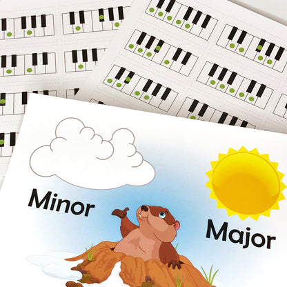 Major Minor Groundhog lets student play and sort pentascales and triads.