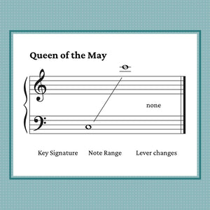 Queen of the May, harp solo by Anne Crosby Gaudet