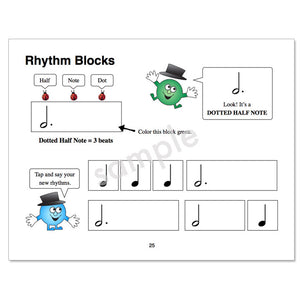 Tempo Time by Anne Crosby Gaudet (sample page)