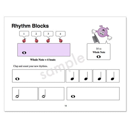 Tempo Time Harp Adventures by Anne Crosby Gaudet (sample page)